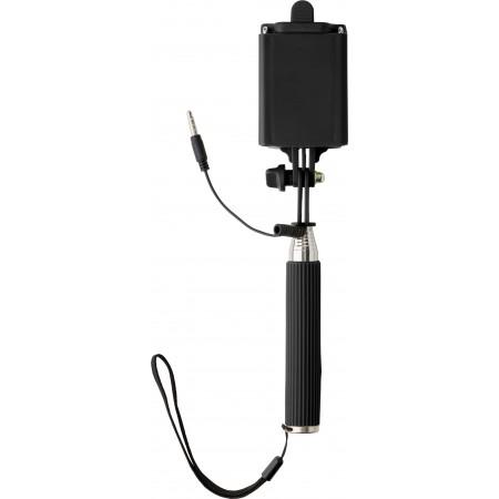 ABS telescopic selfie stick, black - BRANIO