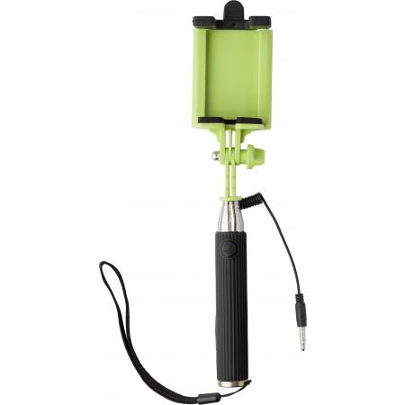 ABS telescopic selfie stick, lime - BRANIO