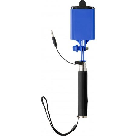 ABS telescopic selfie stick, cobalt blue - BRANIO
