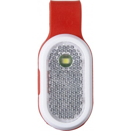 Safety light with powerful COB LED lights, red