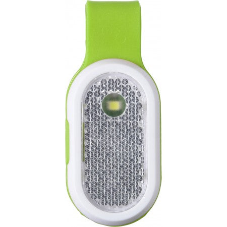 Safety light with powerful COB LED lights, lime