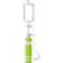 ABS telescopic selfie stick, lime - BRANIO