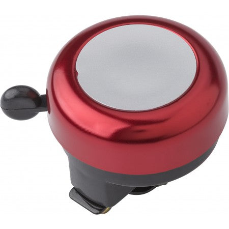 Aluminium bicycle bell, red