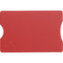 Plastic card holder with RFID protection, red
