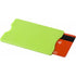 Plastic card holder with RFID protection, lime