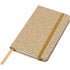 PU covered notebook with cork print (A6), brown