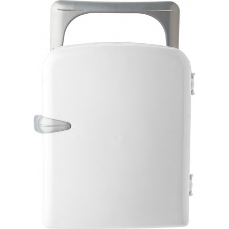 Plastic cooler box suitable for twelve 33cl cans, white