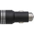 Car power adapter with smash-and-grab raider, black
