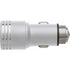 Car power adapter with smash-and-grab raider, silver