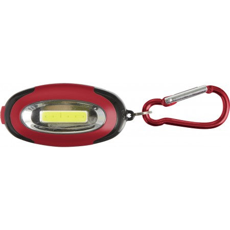 Plastic light with 6 powerful COB LED lights, red