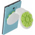 Plastic mobile phone holder with suction cups, lime