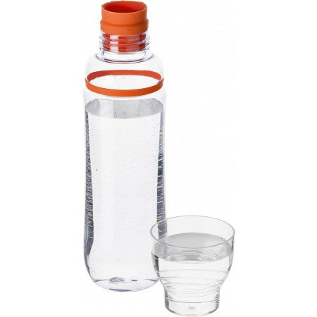 Plastic drinking bottle (750ml), orange