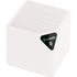 Plastic speaker featuring wireless technology, white