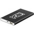 Aluminium power bank, 4.000 mAh, black