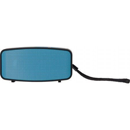 Speaker featuring wireless technology, light blue