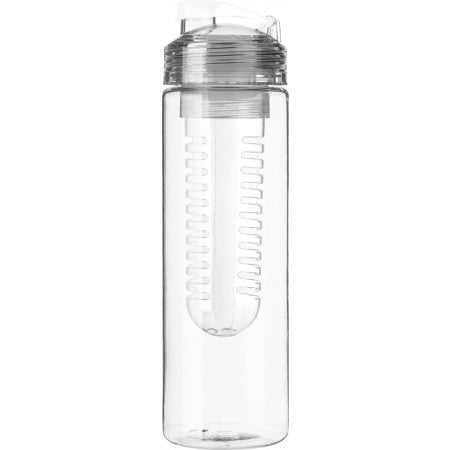 Drinking bottle (650 ml) with fruit infuser, white