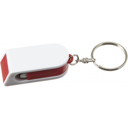 Key holder with mobile phone holder, red