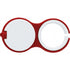 Plastic key holder with one LED light., red