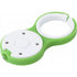 Plastic key holder with one LED light., lime