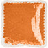 Square shaped plastic hot/cold pack, orange