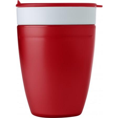 2-in-1 drinking mug, red - BRANIO