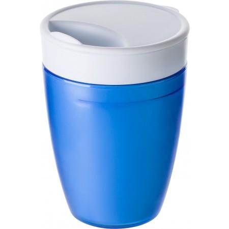 2-in-1 drinking mug, cobalt blue - BRANIO