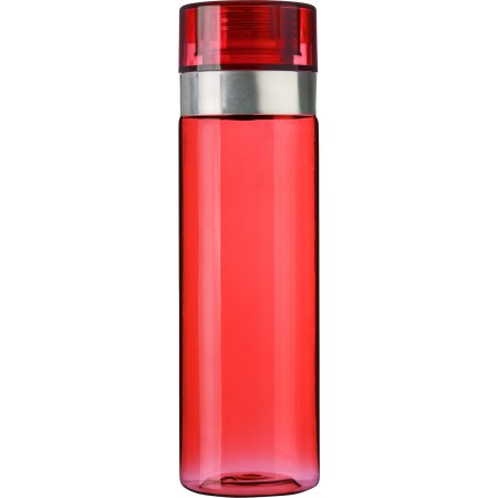 Tritan with PS water bottle (850ml), red