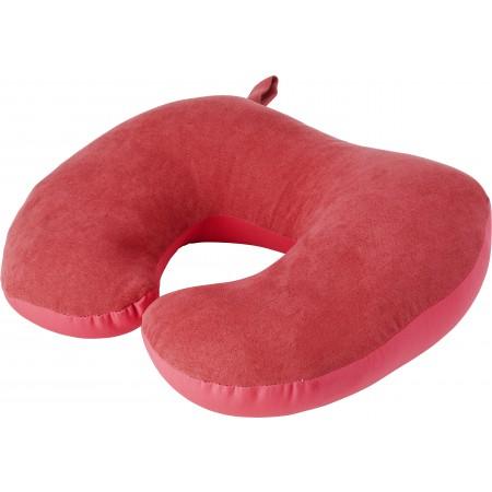 2-in-1 travel pillow, red - BRANIO
