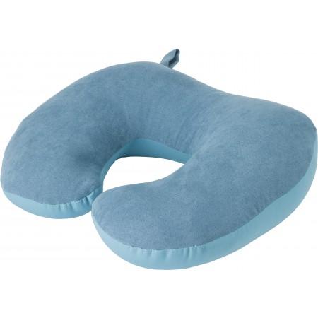 2-in-1 travel pillow, light blue - BRANIO