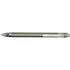Plastic ballpen with metallic look, light grey