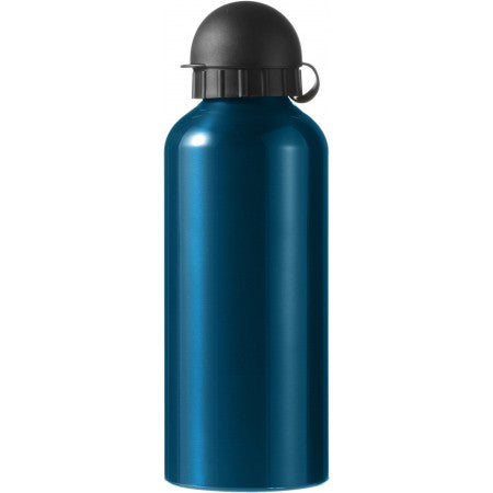 Aluminium drinking bottle (650ml), blue