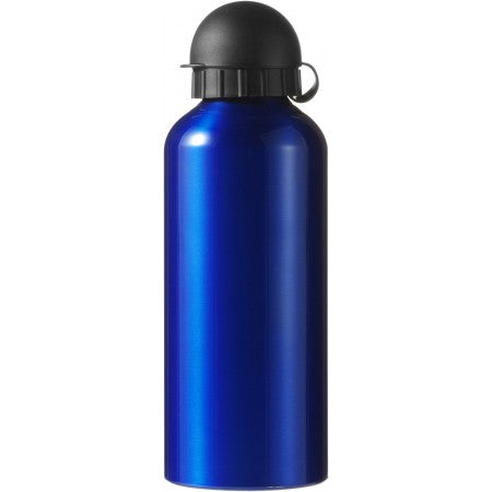 Aluminium drinking bottle (650ml), cobalt blue