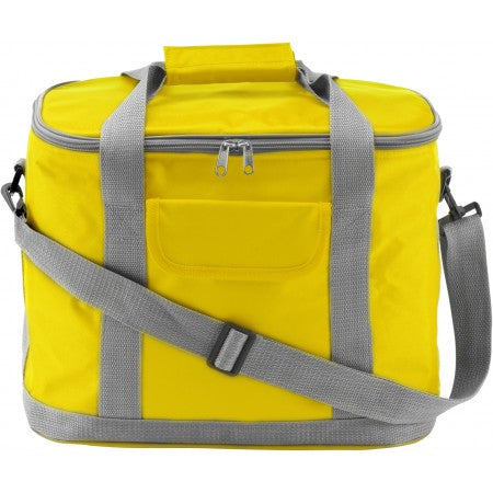 Polyester (420D) cooler bag, yellow