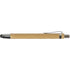 Bamboo ballpen with rubber tip, brown