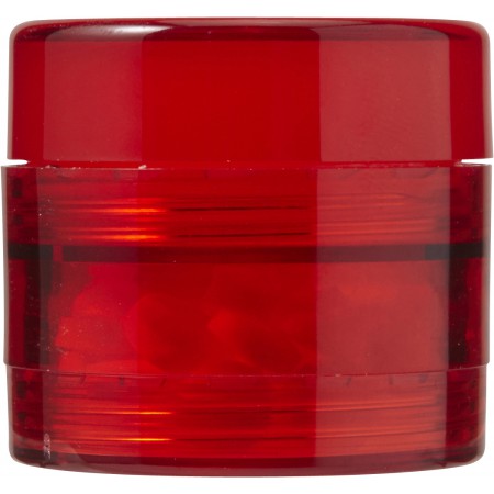 Mint holder with lip balm, red