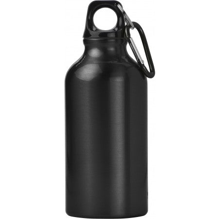 Aluminium water bottle (400ml), black