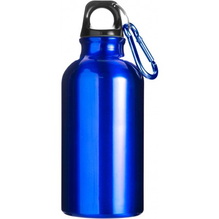 Aluminium water bottle (400ml), cobalt blue