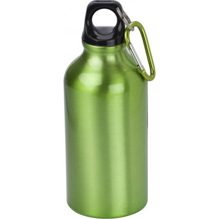 Aluminium water bottle (400ml), light green