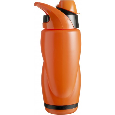 Plastic drinking bottle (650ml), orange