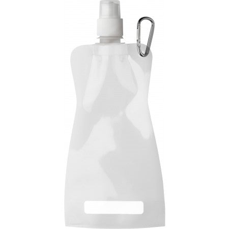 Foldable water bottle (420ml), white