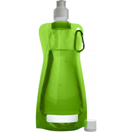 Foldable water bottle (420ml), light green