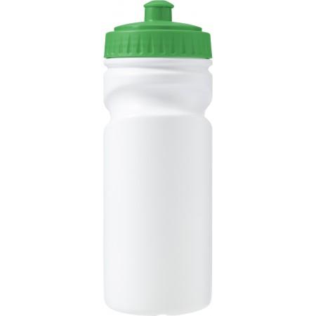 100% recyclable plastic drinking bottle (500ml), green - BRANIO