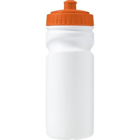 100% recyclable plastic drinking bottle (500ml), orange - BRANIO