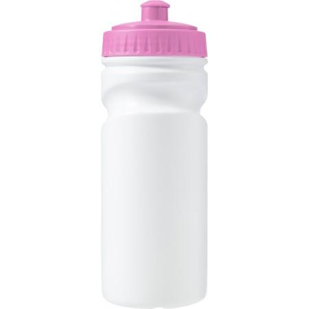 100% recyclable plastic drinking bottle (500ml), pink - BRANIO