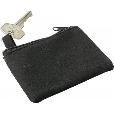 Polyester key wallet, black