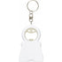 Plastic bottle opener in the shape of a funny face, white