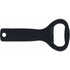 Aluminium bottle opener in a classic shape, black