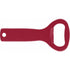 Aluminium bottle opener in a classic shape, red