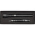 Set of torch and screwdriver in gift box, black