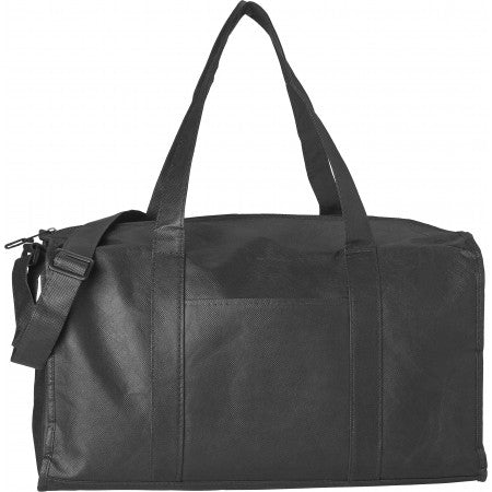 Nonwoven sports bag, black